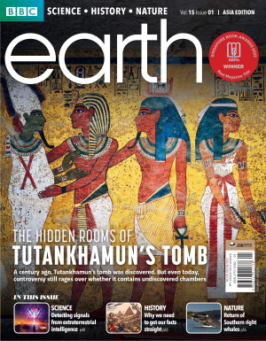 BBC Earth Magazine: The Hidden Rooms of Tutankhamun's Tomb (Vol.15 Issue 1) by Cheryl Tay from BBC EARTH in Magazine category